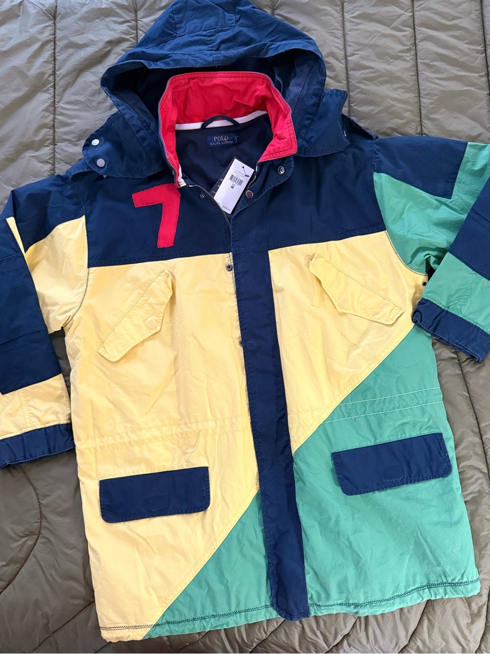 Polo by Ralph Lauren ⛵️Yacht Colorblock Hooded Field Jacket